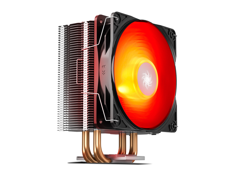 COOLER GAMMAXX DEEP COOL 400 V2 RED WITH LED FAN