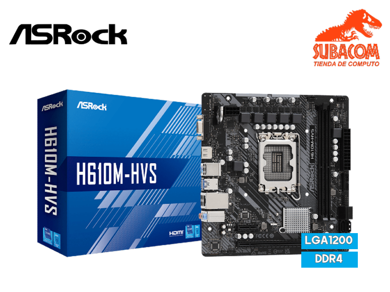 PLACA ASROCK H610M HVS