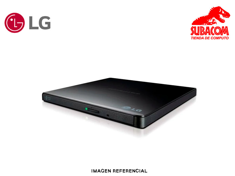 LECTORA GRABADORA EXTERNA DVD, LG GP65NB60, USB, COLOR NEGRO