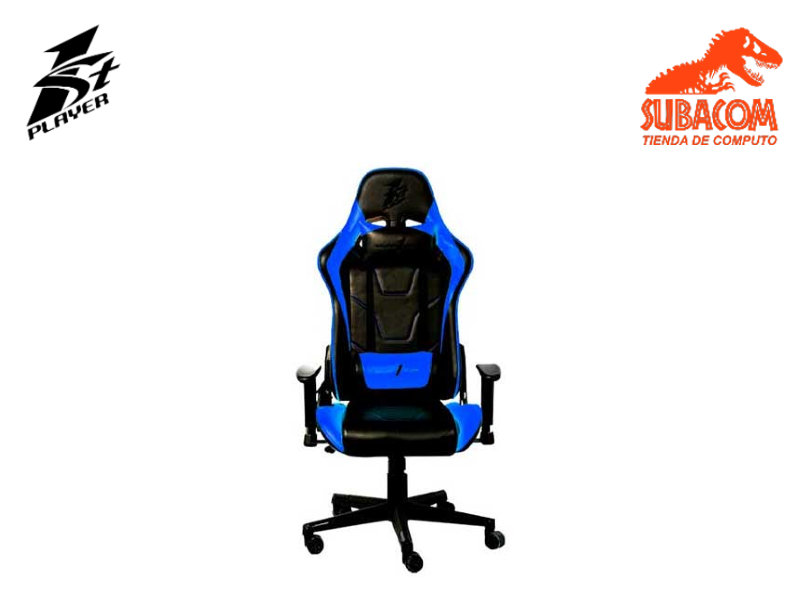 SILLA GAMER 1ST PLAYER FK1 NEGRO/AZUL