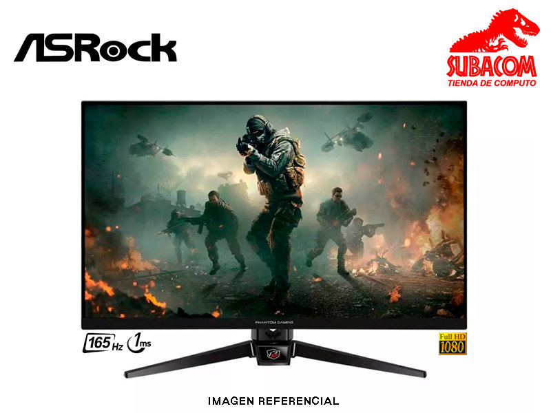 MONITOR ASROCK GAMING PG27FF1A 27' FULL HD IPS, 165Hz 1MS