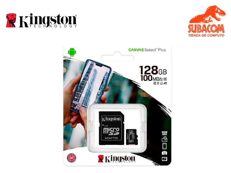 MICRO SD KINGSTON CANVAS 128GB