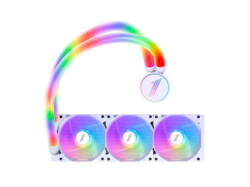 REFRIGERACION LIQUIDA 1STPLAYER MOTHRA MT360 WHITE | INTEL / AMD | 2500 RPM | LED - ARGB