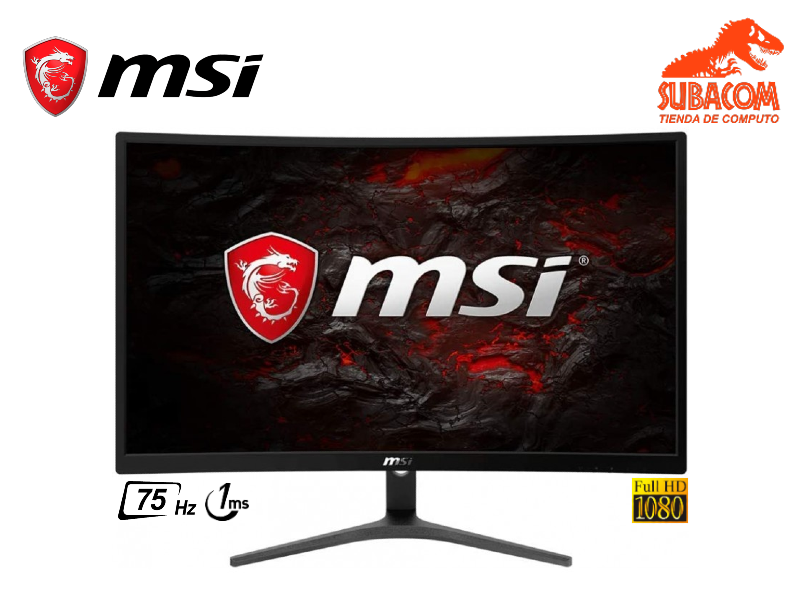 MONITOR MSI CURVO OPTIX G241VC 24'' LED FHD 75HZ 1MS HDMI VESA