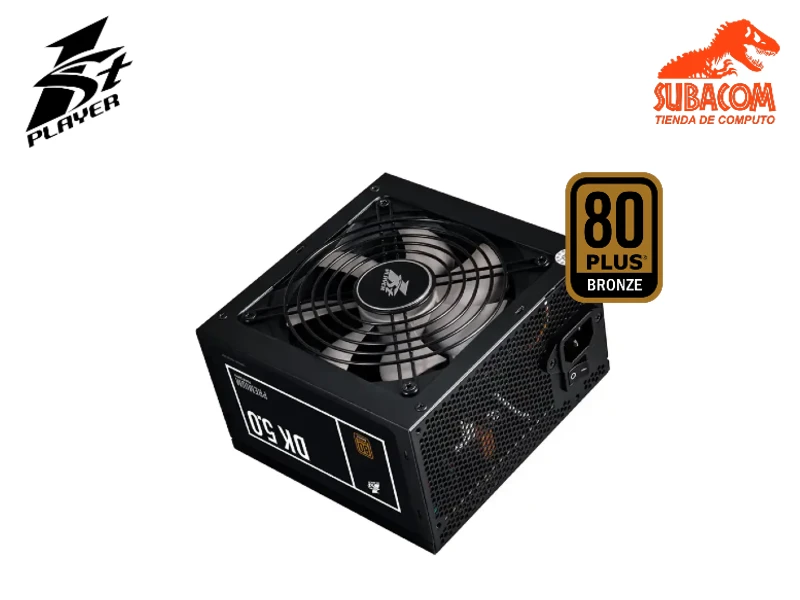 FUENTE DE PODER 1ST PLAYER DK PREMIUM PS-600AX, 600W 80+ BRONZE