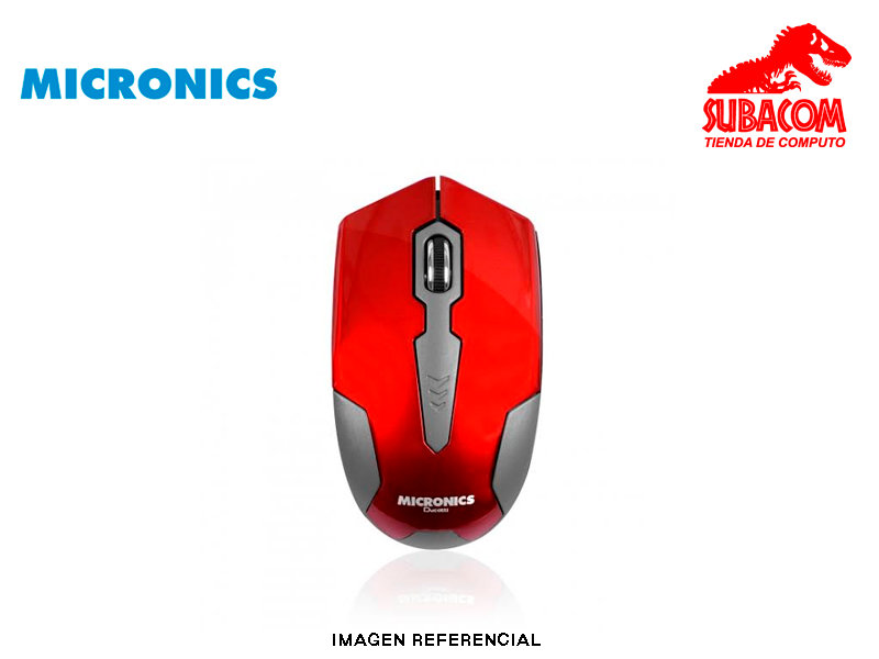 MOUSE INALAMBRICO MICRONICS DUCATTI MIC M717, ROJO