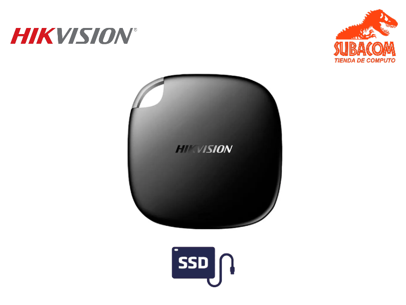 SSD EXTERNO HIKVISION TS-ESSD-T100I 256GB, COLOR NEGRO, 450MB/S