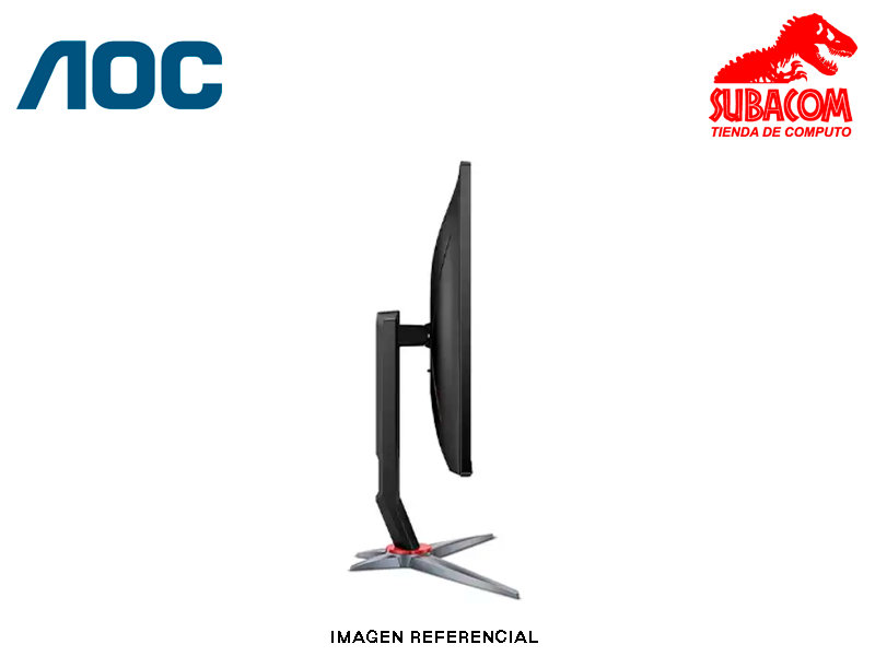 MONITOR CURVO GAMING AOC 24" C24G2, FULL HD, 165HZ, 1MS, PANEL VA, HDMI, VGA, DP, AMD FREESYNC 1