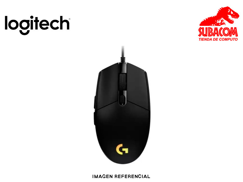 Mouse Gamer Logitech G203 Lightsync, 8000 DPI, RGB, Negro