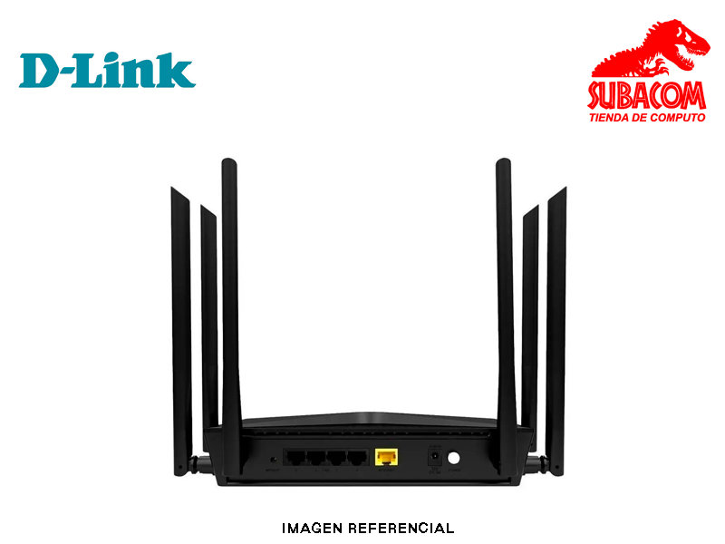 ROUTER D-LINK DIR-846 WIFI DUAL BAND, 5-PORT, 6 ANTENAS 1