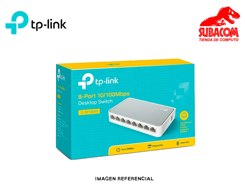 DESKTOP SWITCH TP-LINK TL-SF1008D 8-PORT 100MBPS