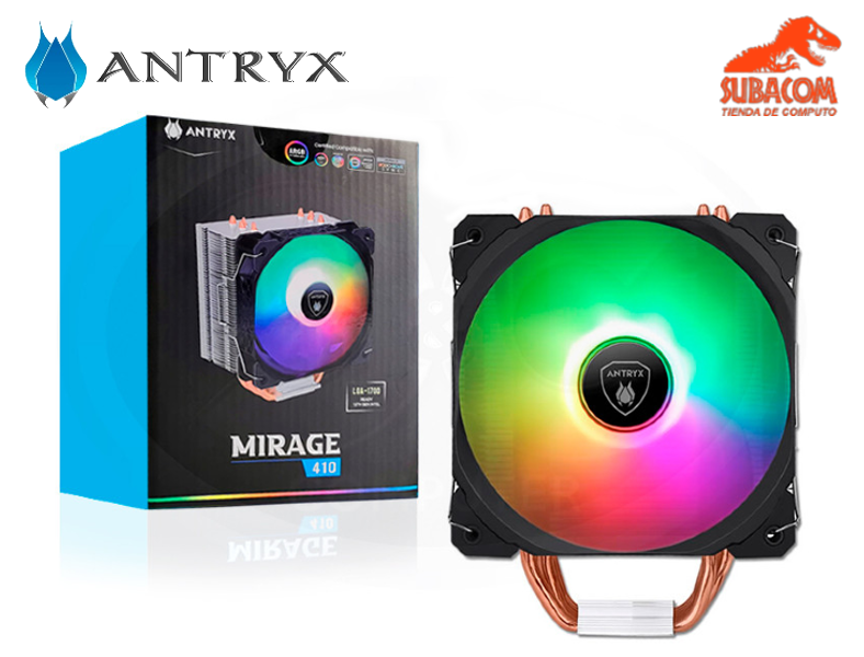 COOLER PROCESADOR ANTRYX MIRAGE 410 ARGB