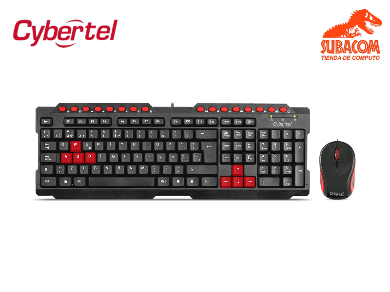 KIT MULTIMEDIA CYBERTEL PRINCE CYB T2000+, TECLADO Y MOUSE
