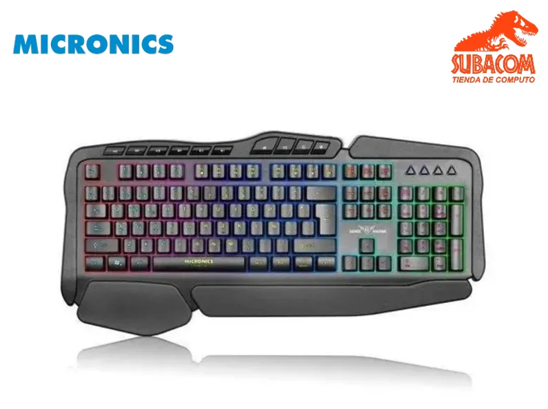 TECLADO MULTIMEDIA MICRONICS EXABYTE MIC K818 RGB