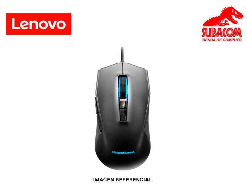 MOUSE LENOVO IDEAPAD GAMING, LED, 3200 DPI, COLOR NEGRO