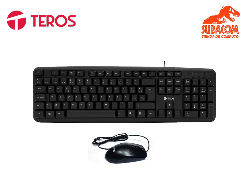 COMBO TEROS 2 EN 1 TE-4062N TECLADO Y MOUSE USB