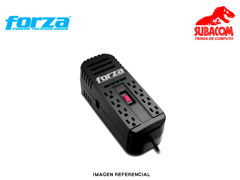 ESTABILIZADOR FORZA FVR-2202 2200VA, 1100W, 8 TOMAS, NIVEL PROTECCION 4