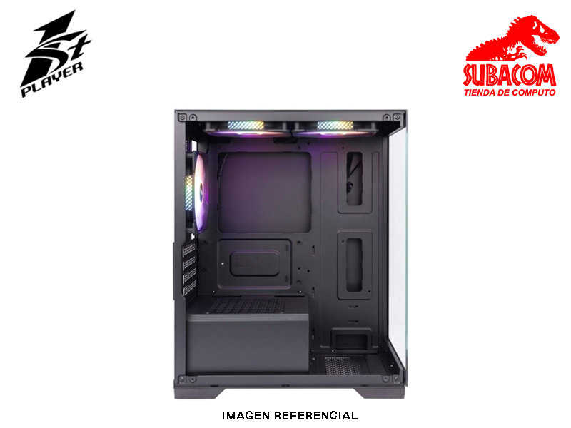 CASE GAMER 1ST PLAYER MI2 MIKU, 3 FAN ARGB, COLOR NEGRO 1