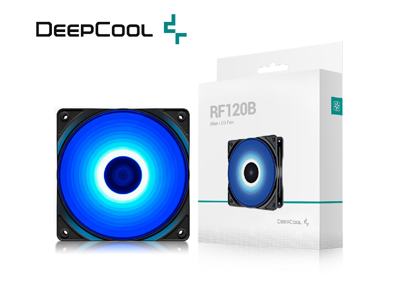 COOLER PARA CASE DEEPCOOL RF120B BLUE LED