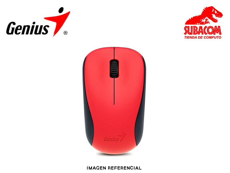 MOUSE INALAMBRICO GENIUS NX-7000, 1200 DPI, COLOR ROJO