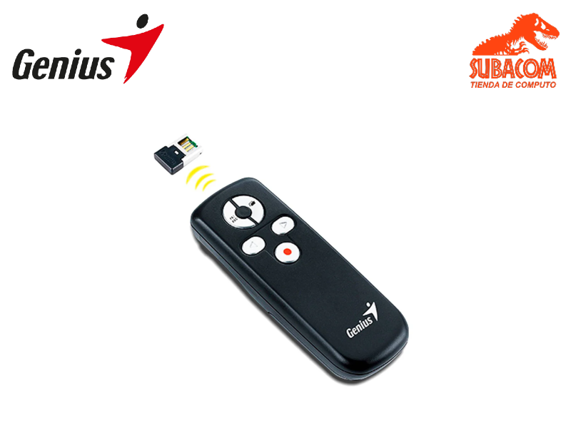 PRESENTADOR GENIUS C/PUNTERO LASER, MEDIA POINTER 100
