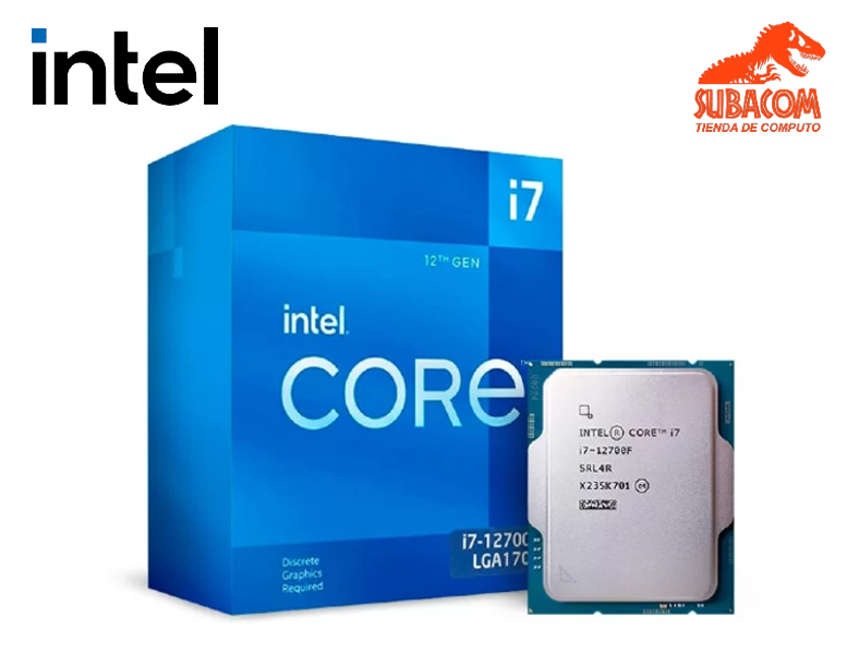 Procesador Intel Core i7-12700KF, Socket LGA 1700