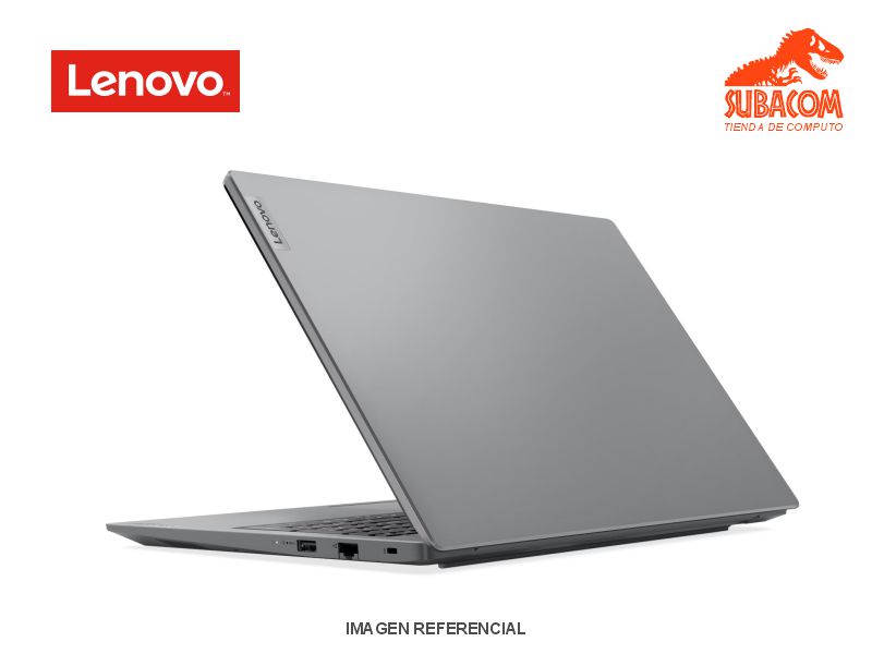 LAPTOP LENOVO V15 G4 , RYZEN 5-7520U, RAM 16GB DDR5, SSD 512GB, PANT. 15.6" FHD TN, 2 CEL, FREEDOS, COLOR GRIS 1