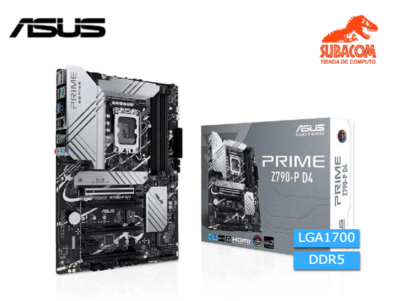 PLACA MADRE ASUS PRIME Z790-P LGA 1700 4xDDR5 ATX