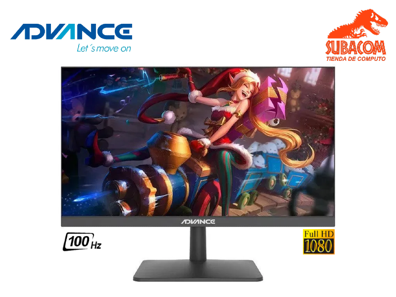 MONITOR ADVANCE ADV-2450S, 24", FULL HD, 100HZ, IPS, PLANO ROTACIÓN PIVOTE 90°
