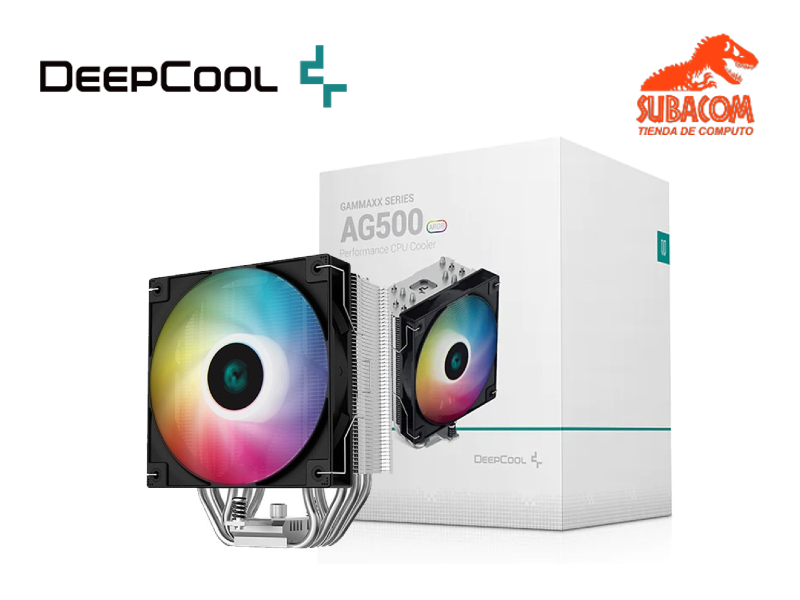 COOLER PARA PROCESADOR DEEPCOOL AG500 ARGB