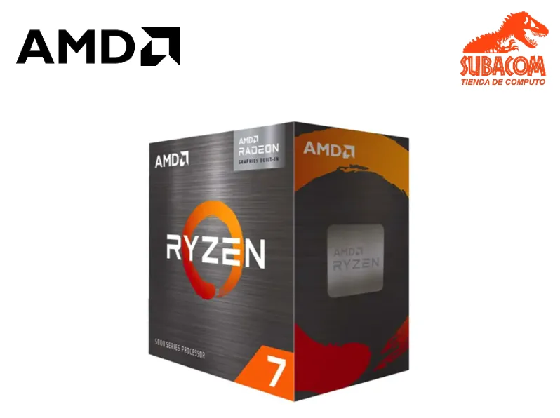PROCESADOR AMD RYZEN 7 5700X, AM4, 8 CORES, 16 THREADS HASTA 4.6GHZ