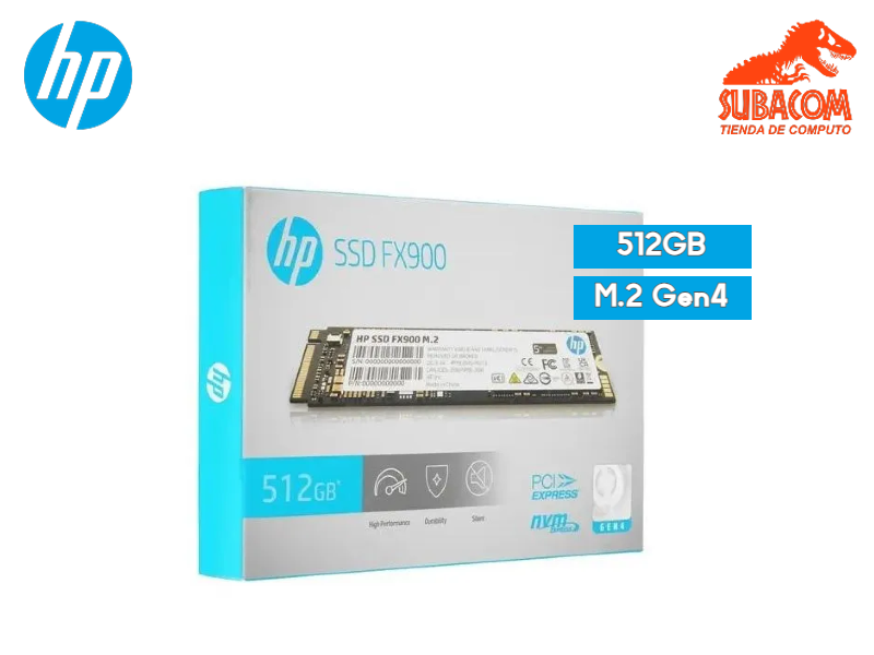 DISCO SOLIDO HP FX900 NVMe M.2 512GB PCIe GEN 4