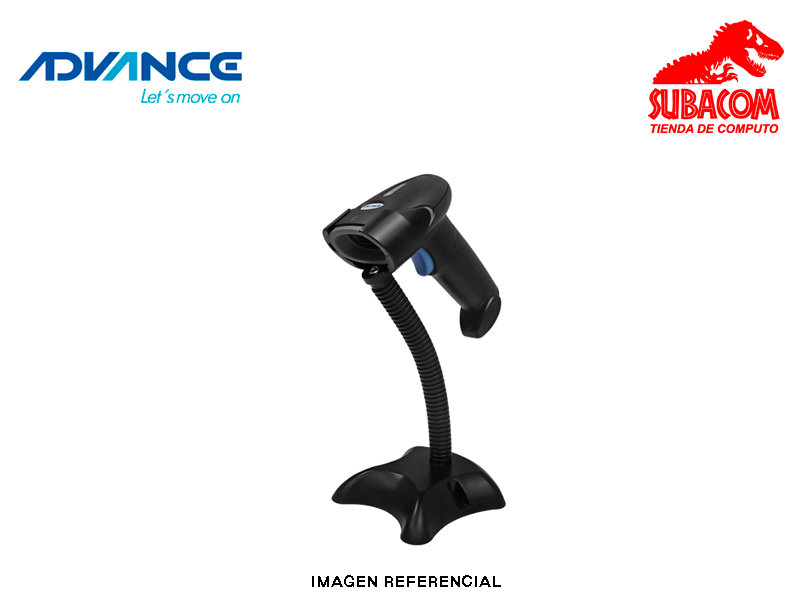 ESCANER INALAMBRICO ADVANCE ADV-6013N DE CODIGO DE BARRAS 2D 1