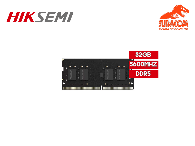 MEMORIA RAM HIKSEMI 32GB 5600MHZ DDR5 SODIMM (Venta solo con Laptop)