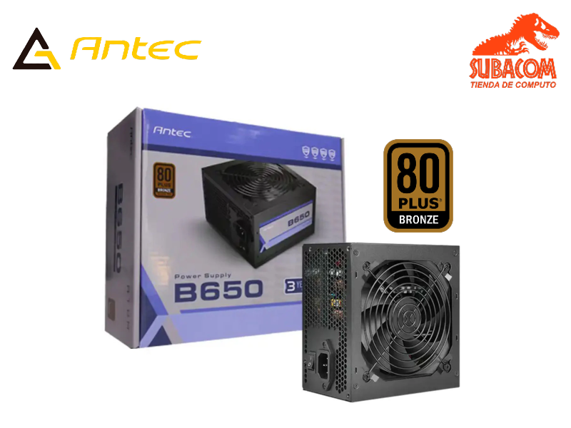 FUENTE DE PODER ANTEC ATOM B650, 650W 80 PLUS BRONZE