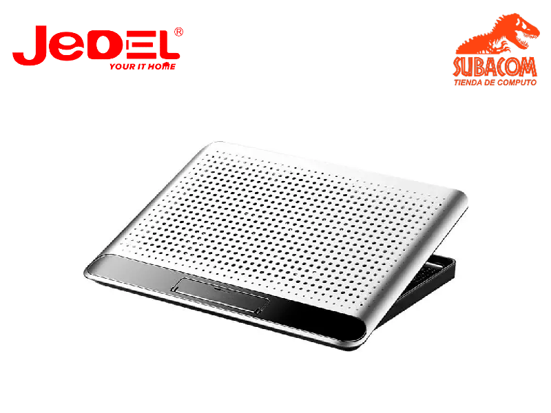 COOLER PAD JEDEL Q5 / 14"/ 6 FAN / PLASTIC IALUMIMUN