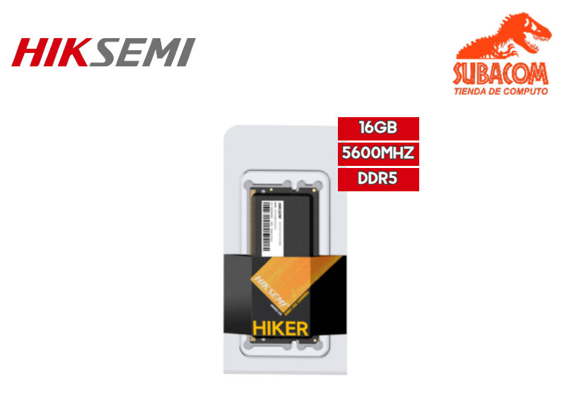 MEMORIA RAM, HIKSEMI HIKER, 16GB 5600MHZ DDR5, SODIMM