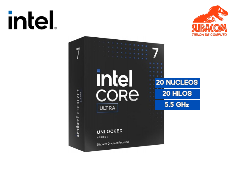 PROCESADOR INTEL CORE ULTRA 7 265KF 