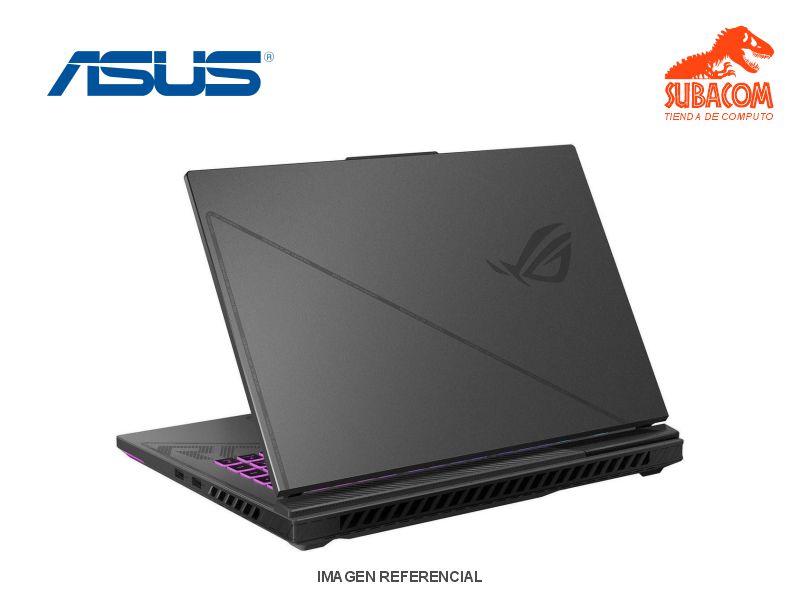 LAPTOP ASUS ROG STRIX G16, ULTRA 9 275HX, RAM 16GB DDR5, SSD 1TB, RTX 5070 8GB, PANT 16" FHD, WIN 11, ECLIPSE GRAY, MOCHILA ROG+ MOUSE ROG 2
