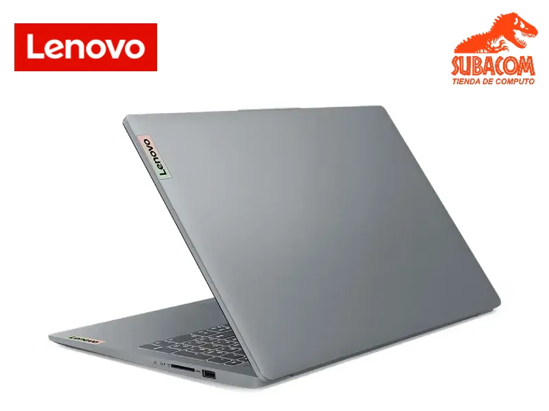 LENOVO IDEAPAD SLIM 3 , RYZEN 5 7520U, RAM 16GB DDR5, SSD 512GB, AMD , PANT. 15.6" FHD, 3 CELDAS, FREEDOS, ARTIC GREY + MALETIN 1