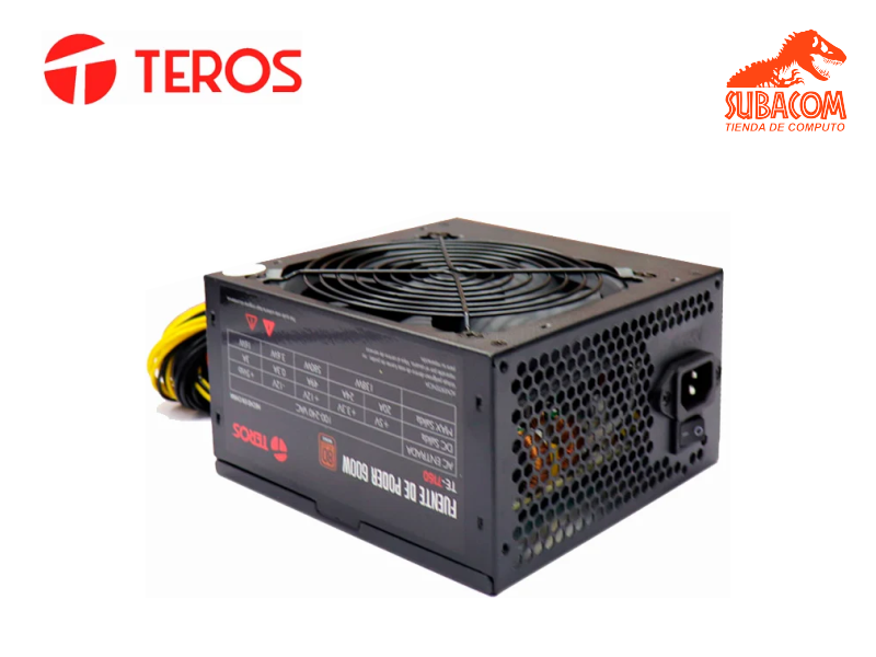 FUENTE DE PODER PARA MICRO ATX TEROS 600W MATX-600W