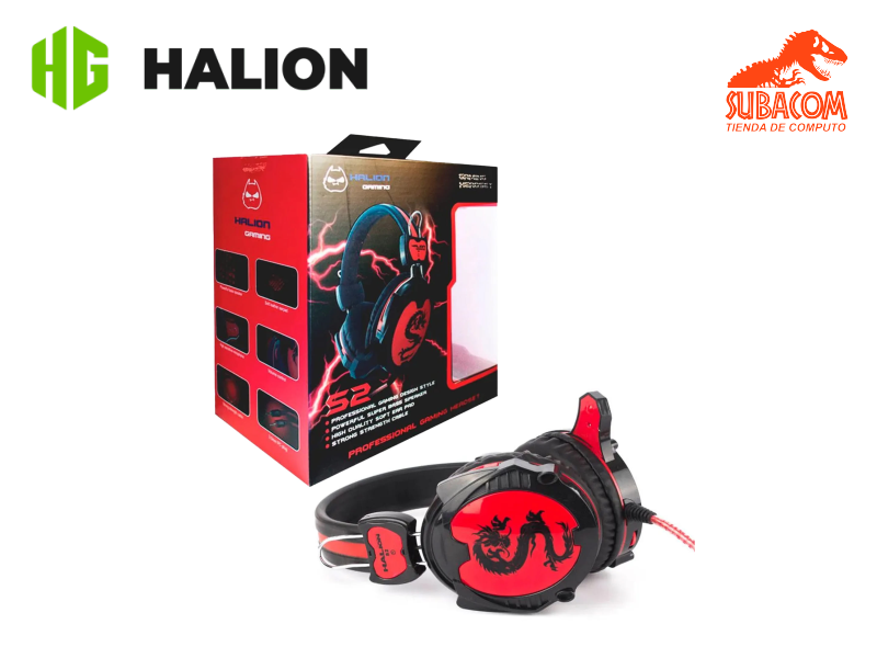 AUDIFONOS HALION GAMING S2 DRAGON