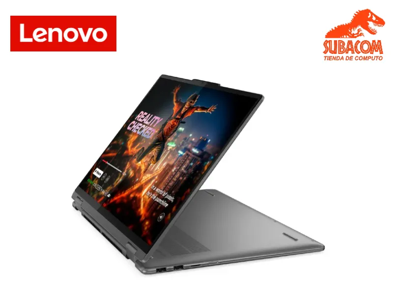 LENOVO YOGA 7 2EN1 16IML9, INTEL CORE ULTRA 7 155U, RAM 16GB DDR5, SSD 1TB, INTEL GRAPHICS, 16" WUXGA IPS 60HZ TACTIL, 4 CELDAS, WINDOWS 11 HOME, COLOR STORM GREY STAND-MILITAR 2