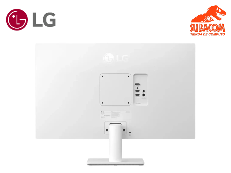 MONITOR PLANO LG ULTRAFINE 27US500-W, 27" 4K UHD, IPS, 60HZ, 5MS, COLOR BLANCO 2