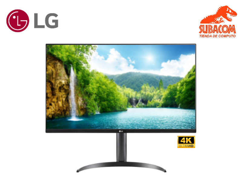 MONITOR PLANO LG ULTRAFINE 32UR550K-B, 31.5" 4K UHD, VA, 60HZ, 4MS, COLOR NEGRO