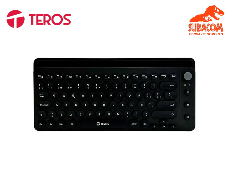 TECLADO INALAMBRICO DUAL RECARGABLE TEROS TE-4064N