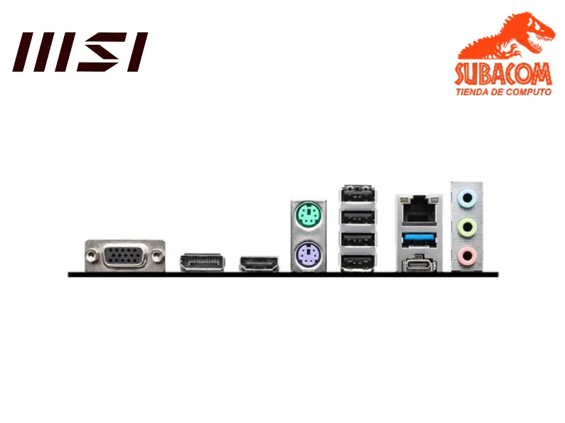 PLACA MADRE MSI PRO B760M-P, INTEL LGA 1700, 4 RANURAS DDR5 1