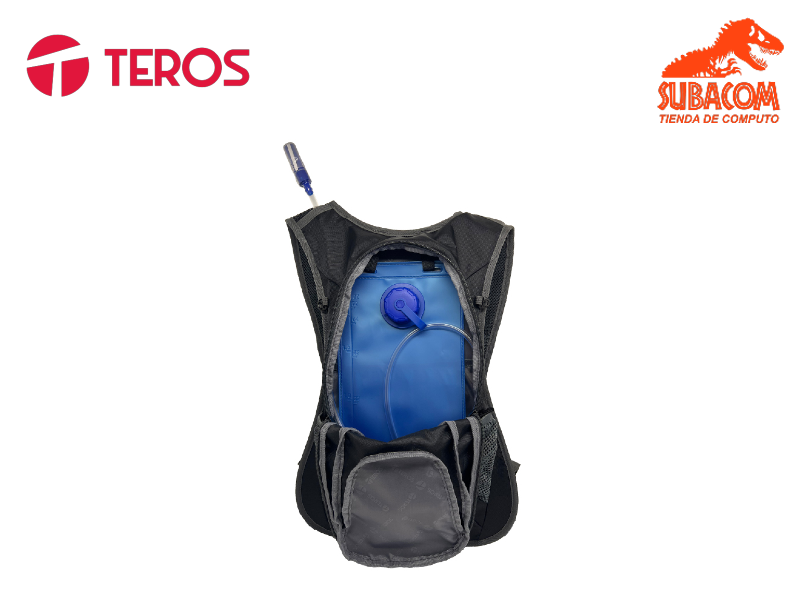 MOCHILA DE HIDRATACION TEROS TE-9034, COLOR NEGRO 1
