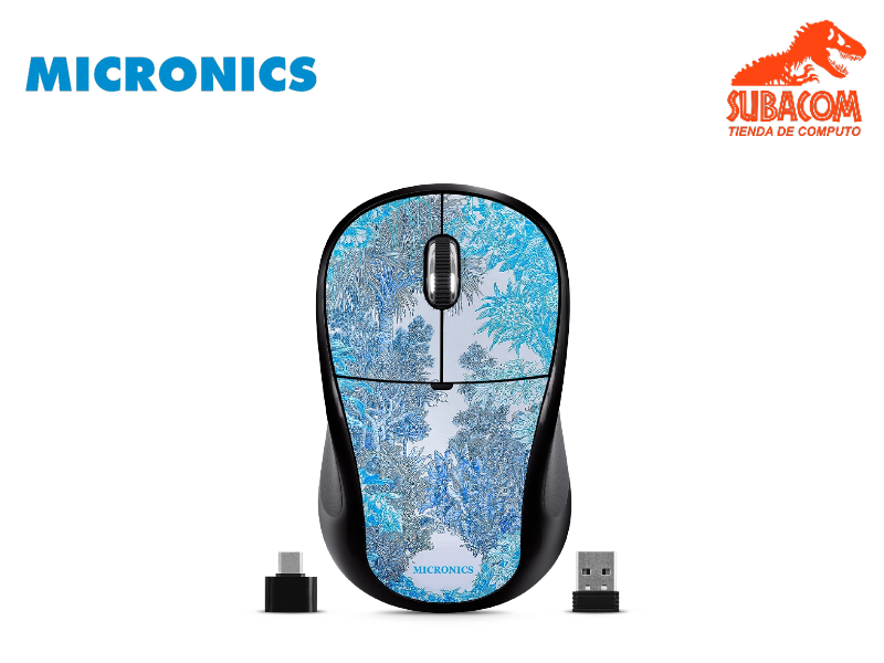 MOUSE INALAMBRICO Y BLUETOOTH, MICRONICS FOREST MIC M732 2m, 1200DPI