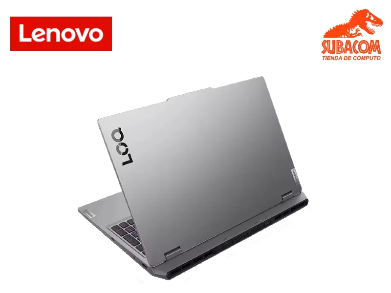 LAPTOP LENOVO LOQ 15IRX10, I7-13700HX, RAM 16GB DDR5, SSD 512GB, RTX 5050 8GB, PANT. 15.6" FHD IPS 144HZ, 4 CEL, ESPAÑOL, FREEDOS, LUNA GREY 1